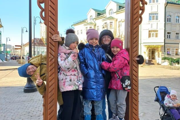 Прогулка с детьми по центру города