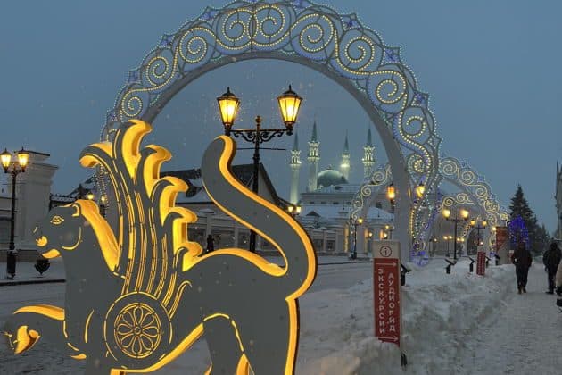Ночная Казань - восточная сказка