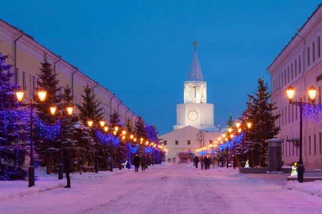 Зимняя сказка в новогодней Казани